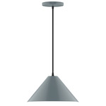 Axis Pinnacle Cord Hung Pendant - Slate Gray