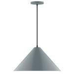 Axis Pinnacle Cord Hung Pendant - Slate Gray