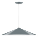 Axis Shallow Cone Pendant - Slate Gray