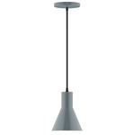 Axis Flare Cord Hung Pendant - Slate Gray