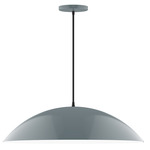 Axis Half Dome Pendant - Slate Gray