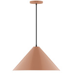 Axis Pinnacle Cord Hung Pendant - Terracotta