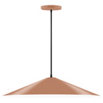 Axis Vessel Cord Hung Pendant - Terracotta