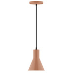 Axis Flare Cord Hung Pendant - Terracotta