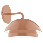 Nest Curved Arm Wall Light - Terracotta