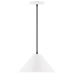 Axis Pinnacle Cord Hung Pendant - White