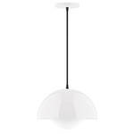 Axis Dome Globe Pendant - White / Opal