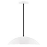 Axis Plateau Cord Hung Pendant - White