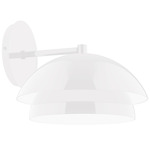 Nest Straight Arm Wall Light - White