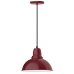 Cafe Cord Pendant - Barn Red / White
