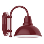 Cafe Hook Outdoor Wall Light - Barn Red / White