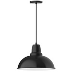 Cafe Cord Pendant - Black / White