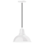 Cafe Pendant - White / White