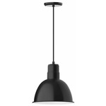 Deep Bowl Pendant - Black