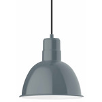 Deep Bowl Pendant - Slate Gray