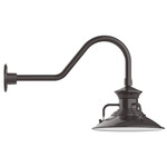 Homestead Gooseneck Outdoor Wall Light - Architectural Bronze