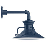 Homestead Straight Arm Outdoor Wall Light - Navy