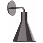 J-Series Jerome Curved Arm Wall Sconce - Architectural Bronze