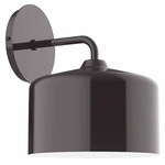 J-Series Jar Curved Arm Wall Light - Architectural Bronze