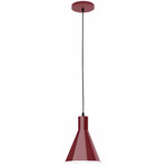 J-Series Funnel Pendant - Barn Red