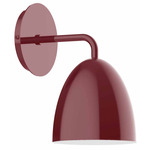 J-Series Jill Curved Arm Wall Light - Barn Red