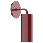 J-Series Cylinder Curved Arm Wall Light - Barn Red