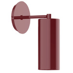 J-Series Cylinder Straight Arm Wall Light - Barn Red