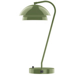 Nest Table Lamp with USB Port - Fern Green