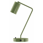 J-Series Jordan Table Lamp with USB Port - Fern Green