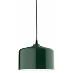J-Series Julia Cord Hung Pendant - Forest Green