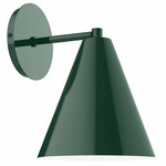 J-Series Jynx Straight Arm Wall Sconce - Forest Green
