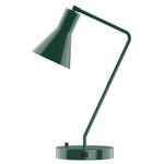 Axis Flare Table Lamp with USB Port - Forest Green