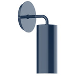 J-Series Jordan Curved Arm Wall Sconce - Navy