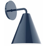 J-Series Jynx Curved Arm Wall Sconce - Navy