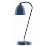 J-Series Dome Table Lamp with USB Port - Navy