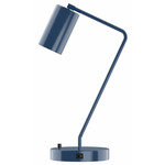J-Series Jordan Table Lamp with USB Port - Navy