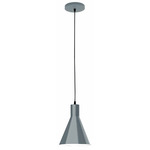 J-Series Funnel Pendant - Slate Gray