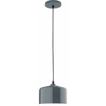J-Series Julia Cord Hung Pendant - Slate Gray