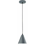 J-Series Jynx Cord Hung Pendant - Slate Gray