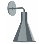 J-Series Jerome Curved Arm Wall Sconce - Slate Gray