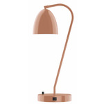 J-Series Dome Table Lamp with USB Port - Terracotta