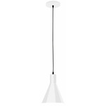 J-Series Funnel Pendant - White Gloss