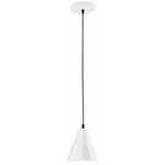J-Series Jynx Cord Hung Pendant - White Gloss