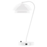 Nest Table Lamp with USB Port - White