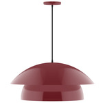 Nest Cord Hung Pendant - Barn Red