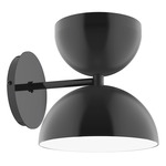 Nest Stacked Shade Wall Sconce - Black