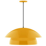 Nest Cord Hung Pendant - Bright Yellow