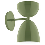Nest Stacked Shade Wall Sconce - Fern Green