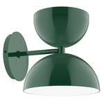 Nest Stacked Shade Wall Sconce - Forest Green