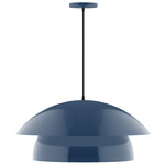 Nest Cord Hung Pendant - Navy